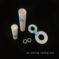 White Pure PTFE PTFE PTFE Flat Gasket Shim